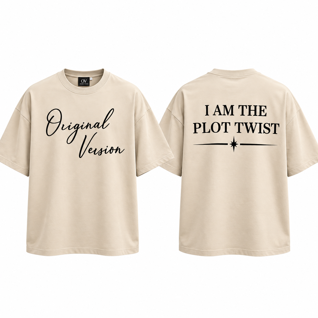 OV Original Version Tee — Beige